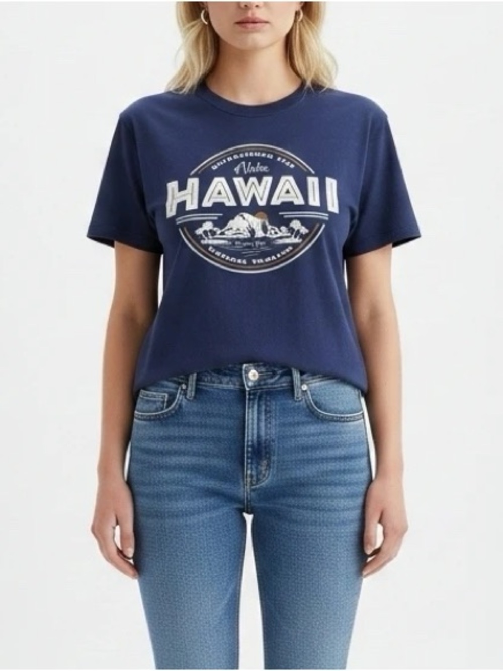Hawaii Navy Aloha Island Life T-Shirt